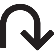 U Turn Arrow PNG Icon
