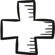 Draw Adding Cross PNG Icon