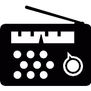 Radio With Analogue Tuner PNG Icon
