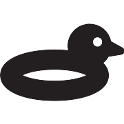 Duck Float PNG Icon