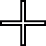 Thin Plus Sign PNG Icon