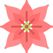 Poinsettia PNG Icon