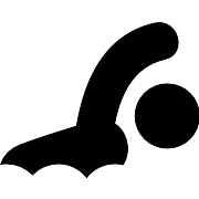 Swimming Man PNG Icon