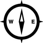 Round Compass PNG Icon