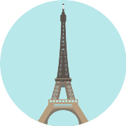 Eiffel Tower PNG Icon