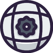 World Grid PNG Icon