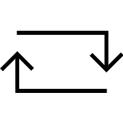 Rectangular Refresh Arrows PNG Icon