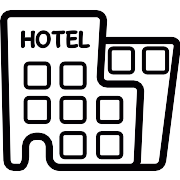 Modern Hotel PNG Icon