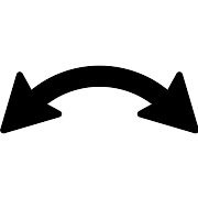 Bended Arrow PNG Icon