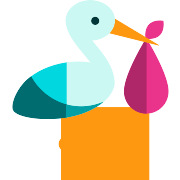 Stork PNG Icon