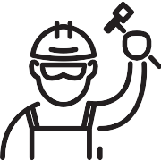 Man With Hammer PNG Icon