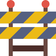 Barrier Caution PNG Icon