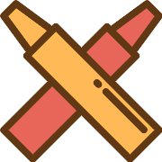 Crayons Draw PNG Icon