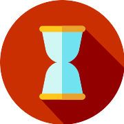 Hourglass Clock PNG Icon