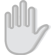 Privacy Hand PNG Icon