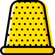 Sewing Thimble Fashion PNG Icon