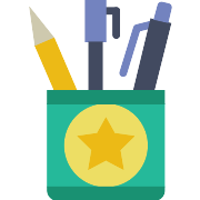 Pencil Case Writing PNG Icon