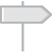 Panel Road Sign PNG Icon