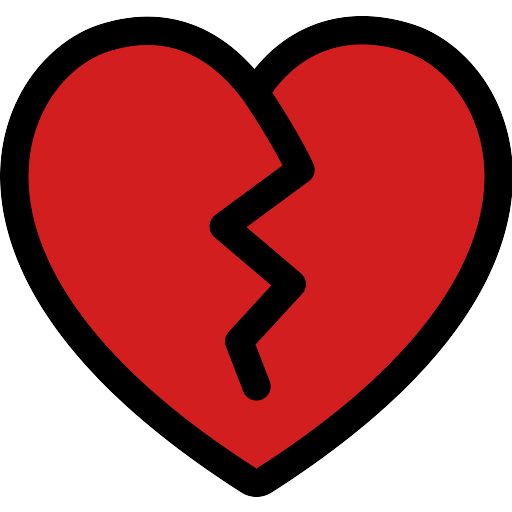 Broken Heart Heartbreak Vector SVG Icon - PNG Repo Free PNG Icons