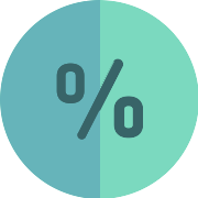 Percentage Sticker PNG Icon