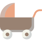 Baby Stroller PNG Icon