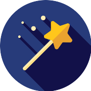 Magic Wand Wizard PNG Icon