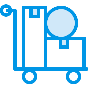Delivery Cart Items PNG Icon