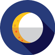 Full Moon Moon Phase PNG Icon
