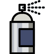Paint Spray Graffiti PNG Icon