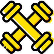 Dumbbell Gym PNG Icon