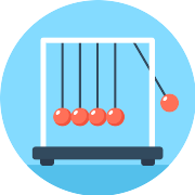 Newtons Cradle Momentum PNG Icon