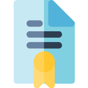 Contract Certificate PNG Icon