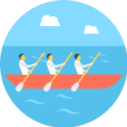 Rowing Boat PNG Icon