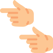 Pointing Left Finger PNG Icon