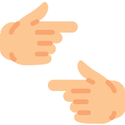 Pointing Hands And Gestures PNG Icon