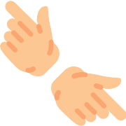 Pointing Hands PNG Icon