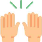 Hands Catch PNG Icon