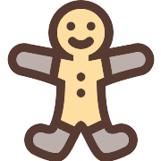 Gingerbread Man Gingerbread PNG Icon