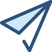 Paper Plane Origami PNG Icon