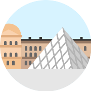 Louvre Paris PNG Icon