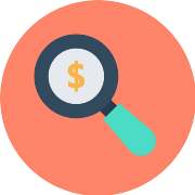 Search Money PNG Icon