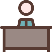Worker Desk PNG Icon