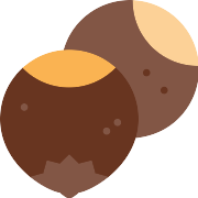 Hazelnuts Almond PNG Icon