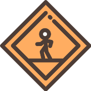 Crosswalk Pedestrian PNG Icon
