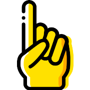 Pointing Up Finger PNG Icon