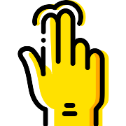 Tap Hands And Gestures PNG Icon