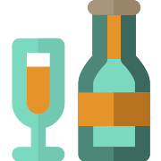 Champagne Alcoholic Drinks PNG Icon