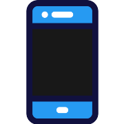 Touch Screen Mobile Phone PNG Icon