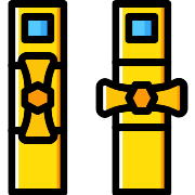 Gas Pipe Valve PNG Icon