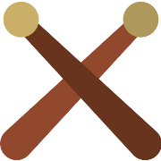 Drumsticks Drum PNG Icon